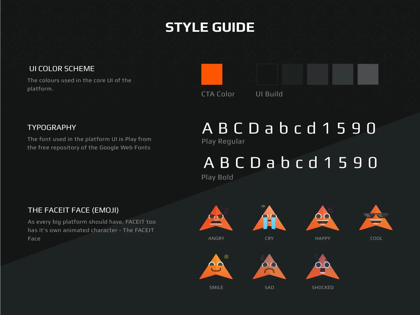 faceit style guide design