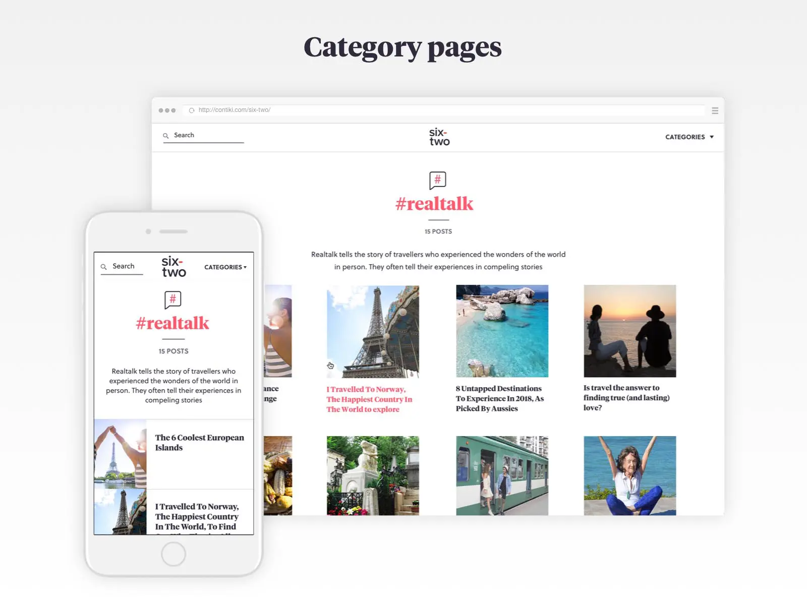 six-two category pages